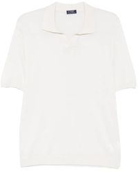 Barba Napoli - Fine-Knit V-Neck T-Shirt - Lyst