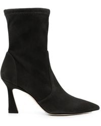 Stuart Weitzman - Vinnie Pointed-Toe Ankle Boots - Lyst