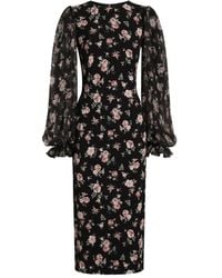 Dolce & Gabbana - Silk Dress - Lyst