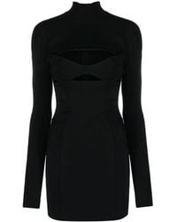 Mugler - Cut-out Panelled Minidress - Lyst