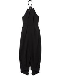 Proenza Schouler Geometrisch Uitgesneden Jurk - Zwart