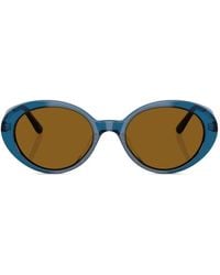 Oliver Peoples - Lumar Oval-Frame Sunglasses - Lyst