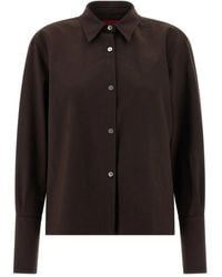 Thelatest - Cuffed-Button Long Sleeves Shirt - Lyst