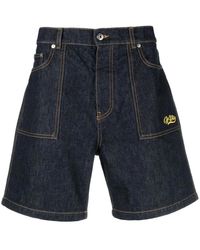 Off-White c/o Virgil Abloh - Jeans-Shorts Im Utility-Look - Lyst