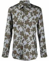Tom Ford - Camisa con estampado floral y botones - Lyst