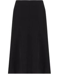 Giorgio Armani - Panelled Midi Skirt - Lyst