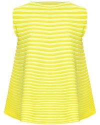 Pleats Please Issey Miyake - Top plisado sin mangas - Lyst