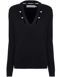 Proenza Schouler - Elsie Cut-Out Ribbed Jumper - Lyst