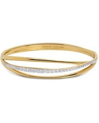 Monica Vinader - Nura Diamond Bangle Bracelet - Lyst