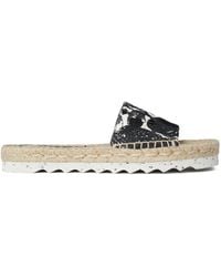 Stella McCartney - Gaia Moth Espadrille Slides - Lyst