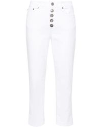 Dondup - Mid-rise Cropped Jeans - Lyst