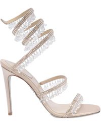 Rene Caovilla - Sandali Con Cristalli 105Mm - Lyst