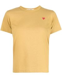 COMME DES GARÇONS PLAY - Heart-detail Short-sleeved T-shirt - Lyst