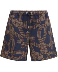 Loewe - X Paula's Ibiza Anagram-Print Swim Shorts - Lyst