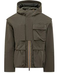 K-Way - Veste Zippée À Capuche - Lyst