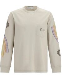 Golden Goose - Graphic-Print Long-Sleeve T-Shirt - Lyst