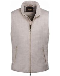 Moorer - Zip Smooth Vest - Lyst