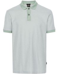 BOSS - Phillipson Textured Cotton Polo Shirt - Lyst