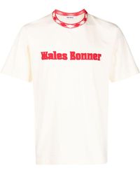 Wales Bonner - Logo Cotton T-shirt - Lyst
