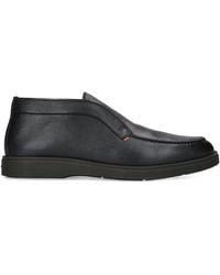 Santoni - Mocassins En Cuir - Lyst