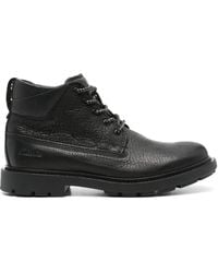 Clarks - Craftdale 2 Mid Leather Boots - Lyst