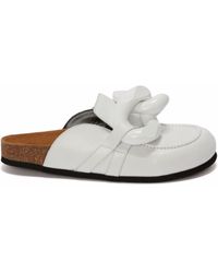 JW Anderson - Loafer-Mules mit Kettendetail - Lyst