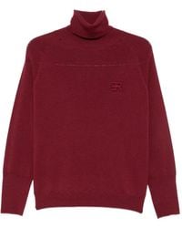 ERMANNO FIRENZE - Logo-Embroidered Sweater - Lyst