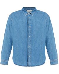 FRAME - Buttoned Cotton Shirt - Lyst