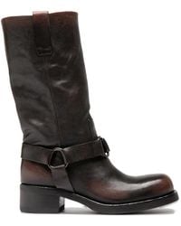 Officine Creative - Dana 004 Leather Biker Boots - Lyst