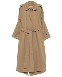 Uma Wang - Gabardina Con Cinturón - Lyst
