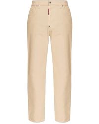 DSquared² - Zip-Up Back-Patch Trousers - Lyst