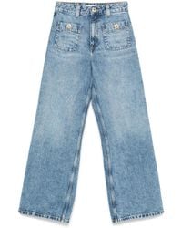 Sandro - Faded-Effect Jeans - Lyst