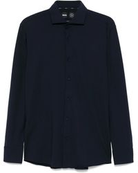 BOSS - Chemise À Boutonnière Sur Le Devant - Lyst