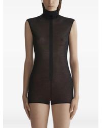 Mugler - Top Con Cuello Alto - Lyst