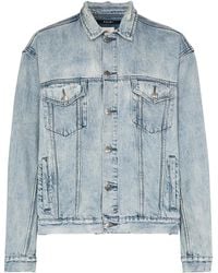 Ksubi - Giacca Denim Con Effetto Vissuto - Lyst