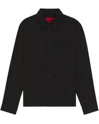 HUGO - Camicia Con Bottoni - Lyst