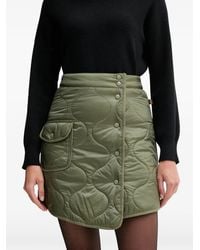 Alpha Industries - Als Quilted Flap-Pocket Mini Skirt - Lyst