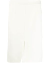 Heron Preston High-waisted Pencil Skirt - White
