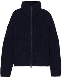 Closed - Grob Gestrickter Cardigan Mit Stehkragen - Lyst