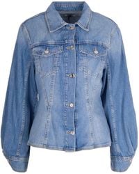 Liu Jo - Denim Bustier Jacket - Lyst