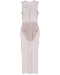 Alex Perry - Robe Longue À Ornements En Cristal - Lyst