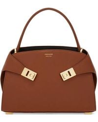 Ferragamo - Hug Soft Bicolor Handbag (Xs) - Lyst