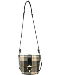 Barbour - Mini Tartan-Pattern Crossbody Bag - Lyst
