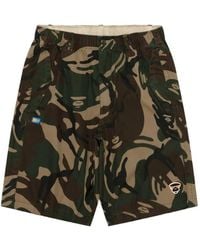 Aape By A Bathing Ape - Camouflage-Print Shorts - Lyst