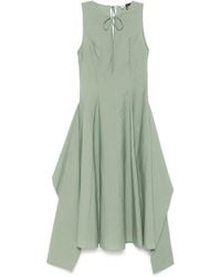 Loewe - Gekreukte Midi-Jurk - Lyst