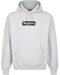 Supreme - Box Logo Cotton Hoodie - Lyst
