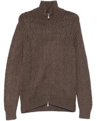 Barba Napoli - Cardigan mit Reißverschluss - Lyst