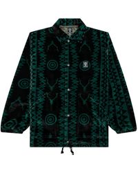 South2 West8 - Deer-Pattern Coach Shirt Jacket - Lyst