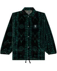 South2 West8 - Deer-Pattern Coach Shirt Jacket - Lyst