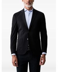 KARL LAGERFELD - Micro-Check Single-Breasted Blazer - Lyst